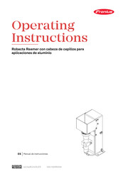 Fronius Robacta Reamer Manual De Instrucciones