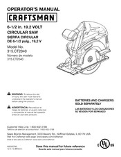 Craftsman 315.CT2040 Manual De Instrucciones