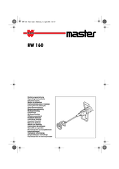 Würth master RW 160 Instrucciones Para El Manejo