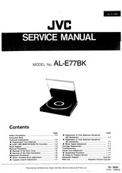 JVC AL-E77BK Manual De Servicio