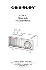 Crosley CR3043A Manual De Instrucciones