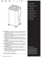 Kingfisher D003A-12L Manual De Instrucciones