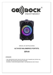 GOROCK GR-64 Manual De Instrucciones