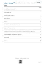 UWT NivoGuide NG 3100 Manual De Instrucciones