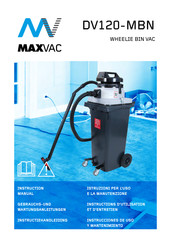 Maxvac DV120-MBN Instrucciones De Uso Y Mantenimiento