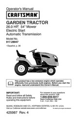 Craftsman 917.28947 Manual De Instrucciones