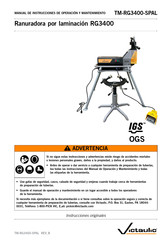 Victaulic RG3400 Manual De Instrucciones De Operación Y Mantenimiento