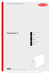 Fronius PlasmaModule 10 Manual De Instrucciones