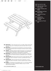 bricodepot PRJ29309 Instrucciones De Montaje