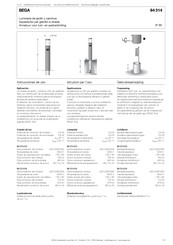 BEGA 84 314 Instrucciones De Uso