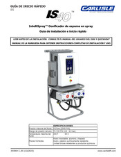 Carlisle Fluid Technologies IntelliSpray IS40 Guia De Inicio Rapido