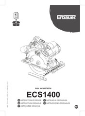 Erbauer ECS1400 Instrucciones Originales