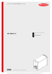 Fronius KD 7000 D-11 Manual De Instrucciones