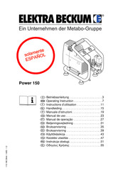 Elektra Beckum Power 150 Manual De Uso