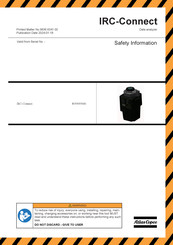 Atlas Copco IRC-Connect Información Sobre Seguridad, Garantía, Y Regulaciones