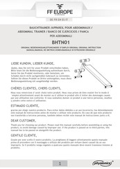 FF Europe physionics BHTN01 Manual De Instrucciones