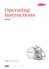 Fronius CWF 25i Manual De Instrucciones