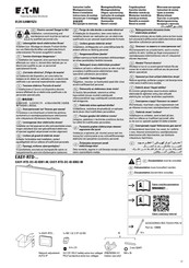 Eaton EASY-RTD-DC-43-03B2-00 Instrucciones De Montaje