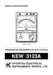 Kyoritsu Electrical Instruments Works KEW 3123A Manual De Instrucciones