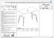 CARRARO Moveis 1597 Instrucción De Montaje