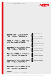 Fronius F/FSC Manual De Instrucciones