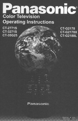 Panasonic CT-G2178 Manual De Instrucciones