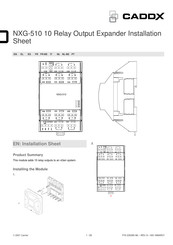CADDX NXG-510 Guia De Instalacion