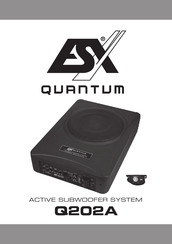 ESX QUANTUM Q202A Manual De Uso