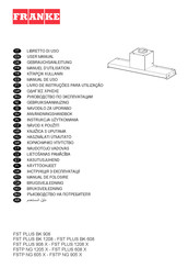 Franke FSTP NG 605 X Manual De Uso