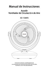 Acoolir XD-1588FB Manual De Instrucciones