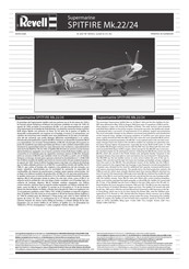 REVELL Supermarine SPITFIRE Mk.22/24 Instrucciones De Montaje