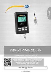 PCE Instruments PCE-VDR 10-ICA Instrucciones De Uso