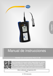 PCE Instruments PCE-CT 80-FN0D5 Manual De Instrucciones