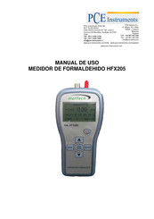 PCE HFX205-50 Manual De Uso