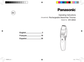 Panasonic ER-GB42 Instrucciones De Funcionamiento