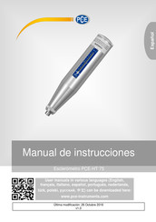 PCE Instruments PCE-HT-75-ICA Manual De Instrucciones