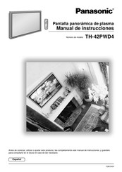 Panasonic TH-42PWD4RY Manual De Instrucciones