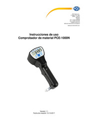 PCE Instruments PCE-1000N-ICA Instrucciones De Uso