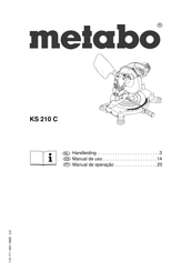 Metabo KS 210 C Manual De Uso