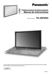 Panasonic TH-42PWD5EX Manual De Instrucciones