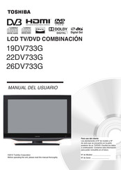 Toshiba 22DV733G Manual Del Usuario