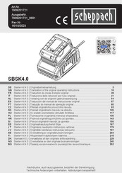 Scheppach 7909201721 Traduccion Del Manual De Instrucciones Originale