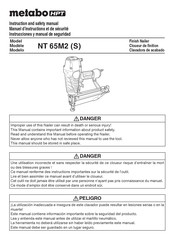 Metabo HPT NT 65M2S Instrucciones Y Manual De Seguridad