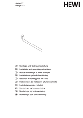 Hewi 477.09.200 Instrucciones De Instalación Y Funcionamiento
