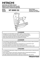 Hitachi Koki NT 65M2 S Instrucciones Y Manual De Seguridad