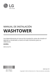 LG WASHTOWER WKHC252H A Serie Manual De Instalación