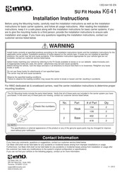 INNO K641 Instrucciones De Instalación