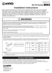 INNO K600 Instrucciones De Instalación