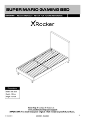 Xrocker SUPER MARIO 2022064 Manual De Instrucciones