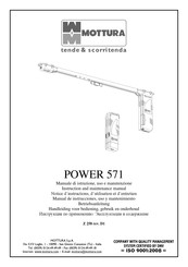 Mottura POWER 571 Manual De Instrucciones, Uso Y Mantenimiento